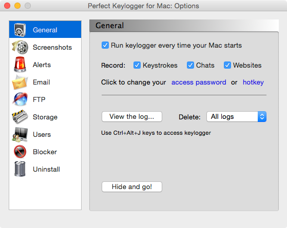 Perfect keylogger mac